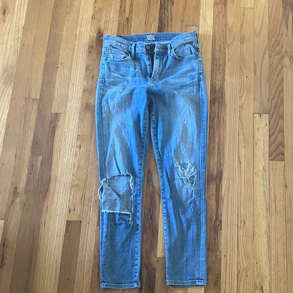 Citizens Of Humanity Blue Ankle Jeans